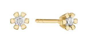 Aagaard Eternity ørestikker i 8 kt guld