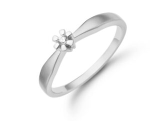 Aagaard Eternity ring i 8 kt hvidguld