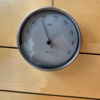 Devina Barometer 10 cm – Sølvfarvet med Hvid Urskive