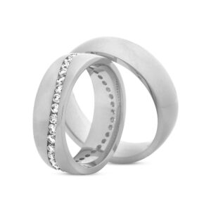 Nuran Vielsesringe Hvidguld 14kt