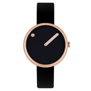 Picto 43311‑0112R – Rose Gold Miniur med Sort Ursikve