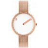 Picto 43383-112 – 40 mm ur med rosa mesh lænke og hvid urskive