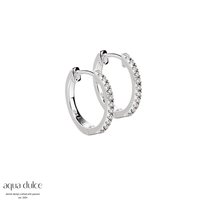 Aqua Dulce Creoler Raya 15 mm i sterling sølv 4545