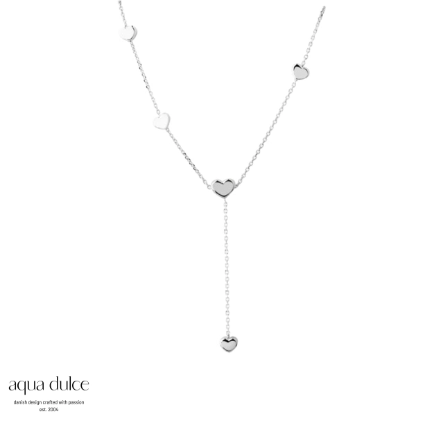 Aqua Dulce Karla Simple Y halskæde i sterling sølv 6700