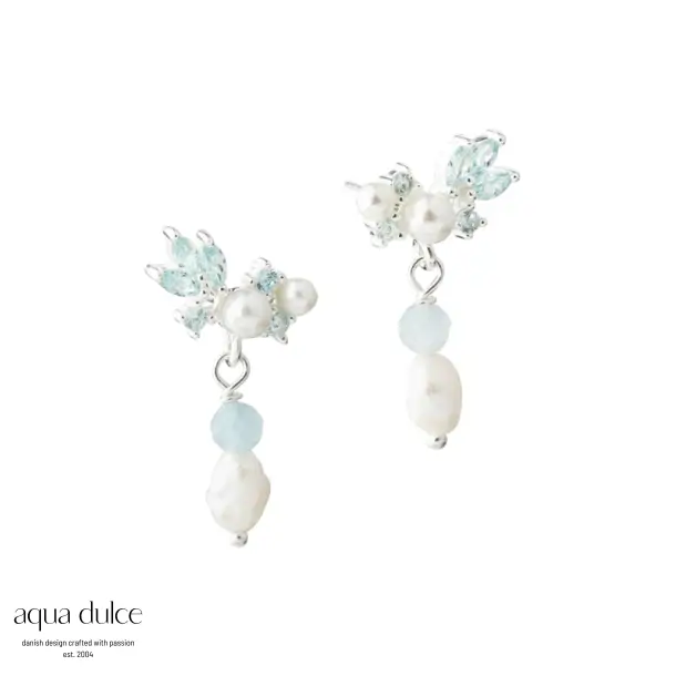 Aqua Dulce Sinna ørestikker med perle 6818
