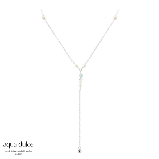Aqua Dulce Sinna halskæde med perler 6828