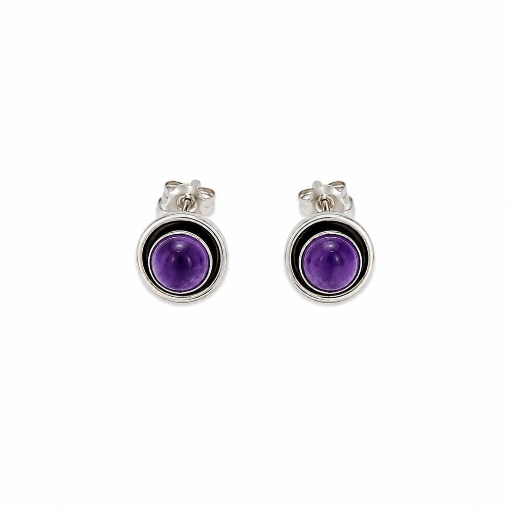 Georg Jensen Cabochon Ametyst Ørestikker