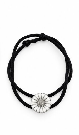 Georg Jensen Marguerit sort armbånd
