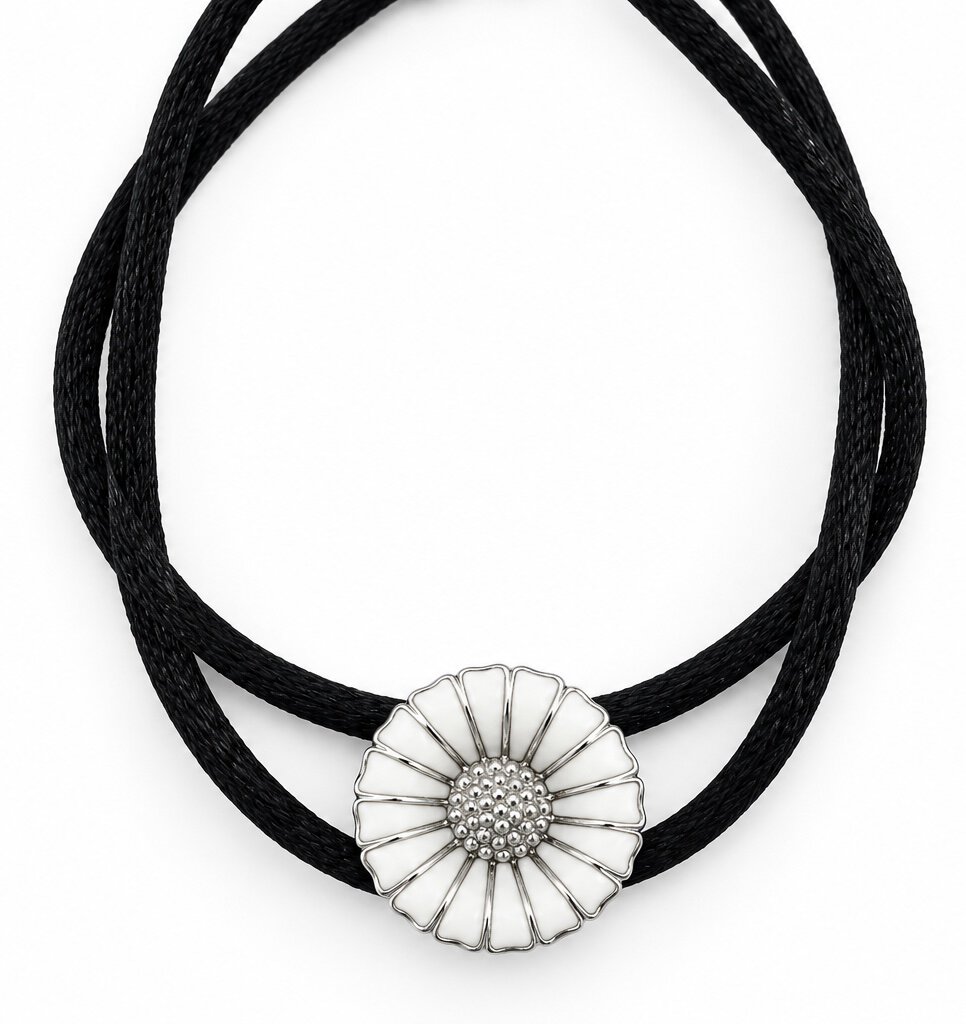 Georg Jensen Marguerit sort armbånd - Billede 2